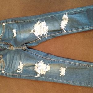 Toddler girl jeans with sparkle